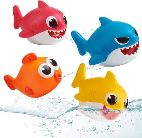 لعبة رش الحمام من واووي بينك فونج بيبي شارك - عبوة من 4 قطع in Kuwait