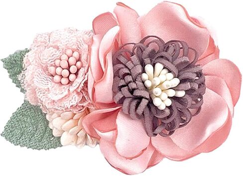Flower Hair Clip,3 Pack Hair Bows Floral Barrettes Hair Accessories Alligator Clips for Baby Girl Infants Toddlers Teen Kids Gift #2 in Saudi Arabia