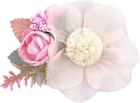 Flower Hair Clip,3 Pack Hair Bows Floral Barrettes Hair Accessories Alligator Clips for Baby Girl Infants Toddlers Teen Kids Gift #2 in Saudi Arabia