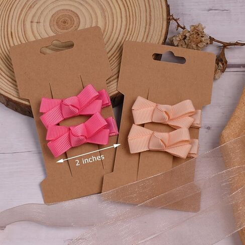 EEBON No Slip Baby Hair Clips Small Hair Bows Toddler Hair Accessories Baby Girls Barrettes Fully Covered 30pcs in Kuwait