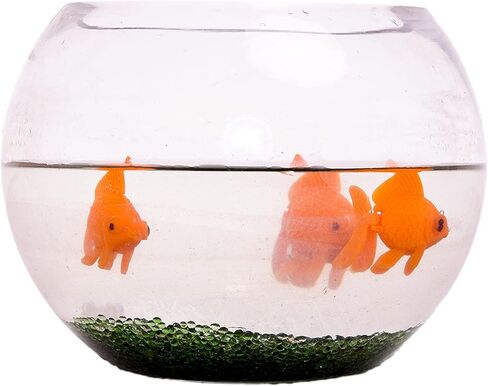 ناكوموكي 20 قطعة من الاسماك الاصطناعية البلاستيكية العائمة لحوض السمك الاصطناعي، سمكة ذهبية وبرتقالية لتزيين حوض السمك والنافورة in Kuwait