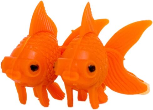 ناكوموكي 20 قطعة من الاسماك الاصطناعية البلاستيكية العائمة لحوض السمك الاصطناعي، سمكة ذهبية وبرتقالية لتزيين حوض السمك والنافورة in Kuwait