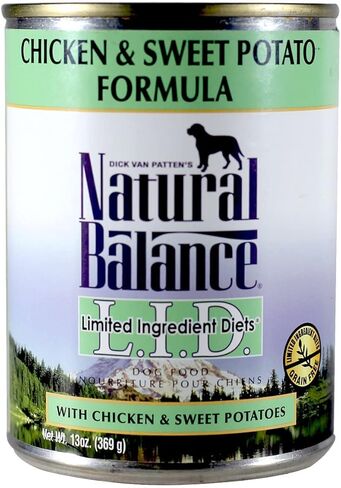 Natural Balance L.I.D. Chicken & Sweet Potato Canned Dog Formula 13oz (12 PCS) in Kuwait