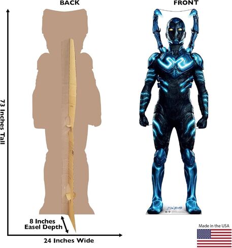 Cardboard People Blue Beetle بالحجم الطبيعي قطع الورق المقوى - DC WB Blue Beetle (فيلم 2023) in Saudi Arabia