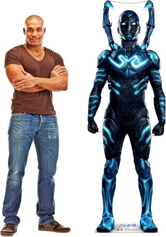 Cardboard People Blue Beetle بالحجم الطبيعي قطع الورق المقوى - DC WB Blue Beetle (فيلم 2023) in Saudi Arabia