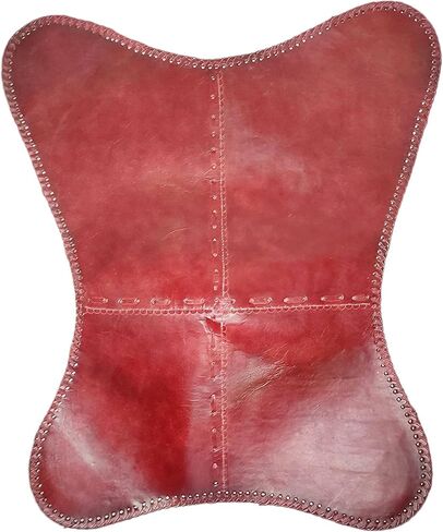 PRASTARA Leather Butterfly Chair – Leather Butterfly Chair Cover – Living Room Leather Chair Cover – Vintage Leather Chair Cover – Side Stitch Cover in Kuwait