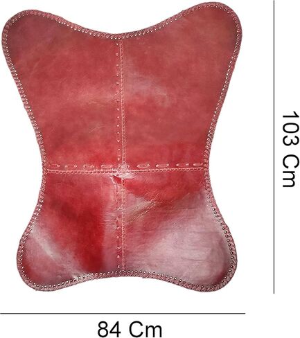 PRASTARA Leather Butterfly Chair – Leather Butterfly Chair Cover – Living Room Leather Chair Cover – Vintage Leather Chair Cover – Side Stitch Cover in Kuwait