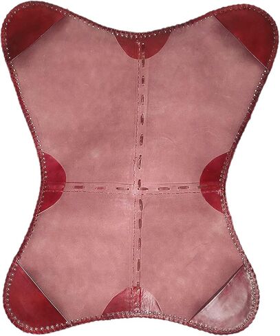 PRASTARA Leather Butterfly Chair – Leather Butterfly Chair Cover – Living Room Leather Chair Cover – Vintage Leather Chair Cover – Side Stitch Cover in Kuwait