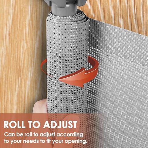 (غير قابلة للسحب) بوابة أطفال قابلة للتعديل بعرض 0-60 بوصة، بوابة أطفال شبكية مع قفل أمان، قابلة للطي لتوفير المساحة، بوابة شبكية محمولة قابلة للطي للكلاب بوابة أطفال للسلالم وبوابة داخلية وخارجية (أسود) in Kuwait