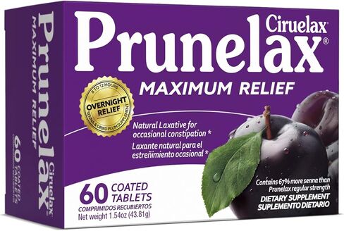 Prunelax MAX Relief 60'S in Saudi Arabia