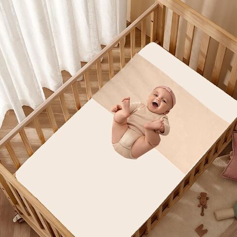 ملاءة سرير أطفال من حرير التوت بنسبة 100% من Cozysilk لشعر الطفل، سرير أطفال حريري 22 Momme من أجل البقع الصلعاء للأطفال، غطاء سرير حريري ناعم وآمن للاستخدام اليومي (شامبانيا) in Kuwait