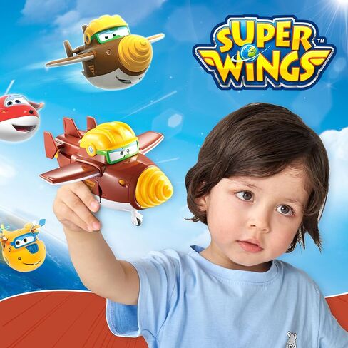 Super Wings -Transforming Todd Toy Figure | Plane | Bot | 5" Scale in Kuwait