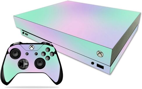 MightySkins Skin Compatible With Microsoft Xbox One X - Abstract Black | Protective, Durable, and Unique Vinyl Decal wrap cover | Easy To Apply, Remove, and Change Styles | Made in the USA in Saudi Arabia