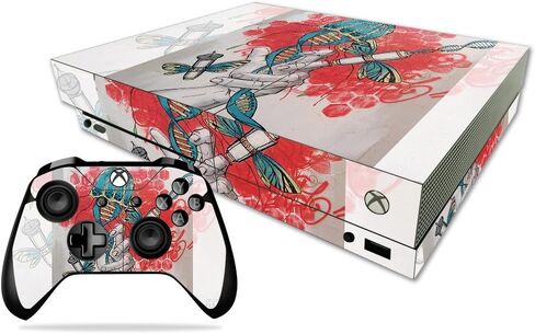 MightySkins Skin Compatible With Microsoft Xbox One X - Abstract Black | Protective, Durable, and Unique Vinyl Decal wrap cover | Easy To Apply, Remove, and Change Styles | Made in the USA in Saudi Arabia