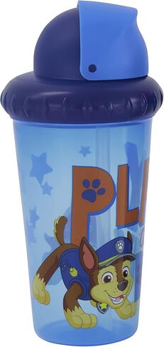 Nickelodeon Toddler Sippy Cups for Boys | 10 Ounce Paw Patrol Sippy Cup Pack of Two with Straw and Lid | Durable Blue Leak Proof Travel Water Bottle for Toddlers (Pack of 2) in Saudi Arabia
