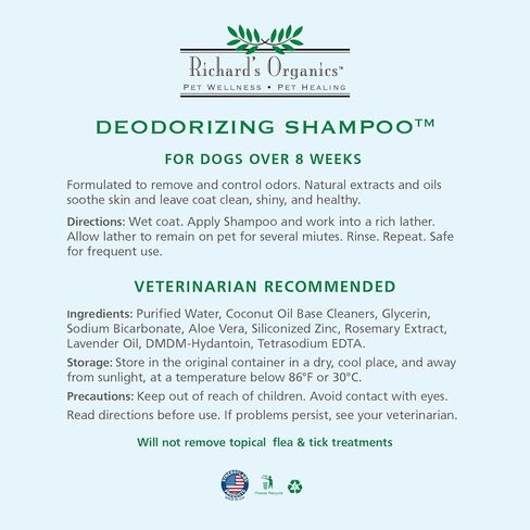 synergylabs Richard من Organics deodorizing شامبو مع الخبز Soda ، مصنوع من الزنك ، مستخلص نبات إكليل الجبل و أرجواني شاحب الزيت ؛ 12 أونصة, 12 Oz in Kuwait