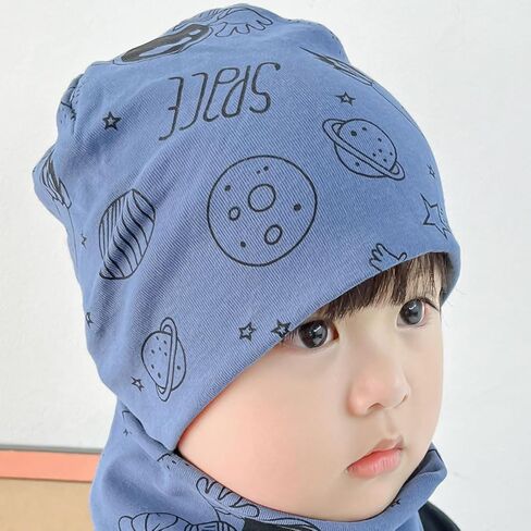 QIWENJUN قبعة أطفال للأولاد قبعات أطفال مترهلة للربيع على شكل جمجمة قبعات للأطفال الرضع بيني للأطفال من 6 متر إلى 3 طن in Kuwait