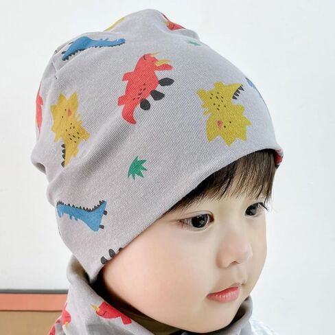 QIWENJUN قبعة أطفال للأولاد قبعات أطفال مترهلة للربيع على شكل جمجمة قبعات للأطفال الرضع بيني للأطفال من 6 متر إلى 3 طن in Kuwait