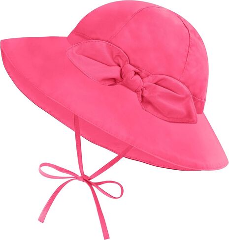 Baby Sun Hat UPF 50+ Protection Toddler Summer Bucket Hats Boys Girls Beach Swim Pool Play Sunhat Wide Brim Adjustble Kid Cap in Kuwait