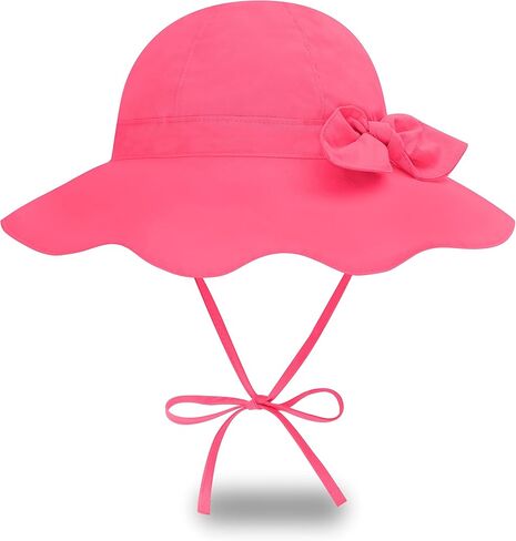 Baby Sun Hat UPF 50+ Protection Toddler Summer Bucket Hats Boys Girls Beach Swim Pool Play Sunhat Wide Brim Adjustble Kid Cap in Kuwait