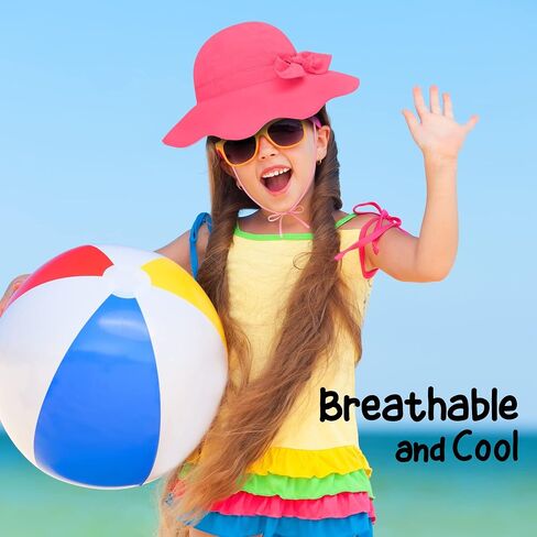 Baby Sun Hat UPF 50+ Protection Toddler Summer Bucket Hats Boys Girls Beach Swim Pool Play Sunhat Wide Brim Adjustble Kid Cap in Kuwait