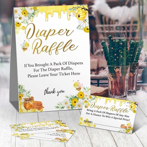 لافتة سحب الحفاضات، مجموعة ألعاب استحمام الطفل (علامة واحدة + 50 بطاقة تخمين)، زينة استحمام الطفل، بطاقة لعبة استحمام الطفل in Kuwait