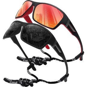 STORYCOAST Polarized Sports Sunglasses for Men Women Unbreakable Frame Cycling Fishing Driving in Saudi Arabia