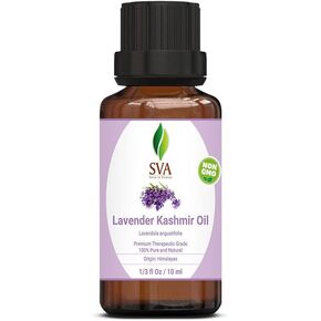 زيت إسفا أورجانيكس، لافندر كشمير، 14 مل، طبيعي ونقي 100% بدرجة علاجية فاخرة لنشر الروائح العلاجية والعناية بالبشرة والصابون والشموع in Kuwait