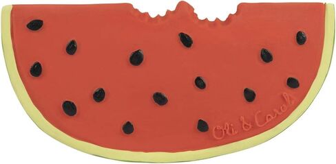 Oli & Carol Natural Rubber Teether - Vegetable Shaped Teething Toy for Babies 0-12 Months | Baby Teething Relief | Teethers for Infants 0-6 & 6-12 Months | Natural Hevea Rubber (Ramona The Radish) in Saudi Arabia