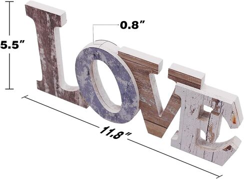 Wood Home Sign, Decorative Art Wall Mount, Free Standing Wooden Word Table Signs for Home Decor (Home) in Kuwait