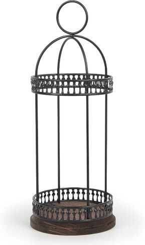 J JACKCUBE DESIGN Decorative Lanterns for LED Flameless Candle, Wooden Vintage Farmhouse Hanging Tabletop Candle Holder for Wedding Party Outdoor Indoor Decoration -MK1010A in Saudi Arabia