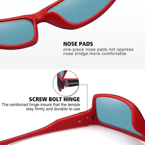 STORYCOAST Polarized Sports Sunglasses for Men Women Unbreakable Frame Cycling Fishing Driving in Saudi Arabia
