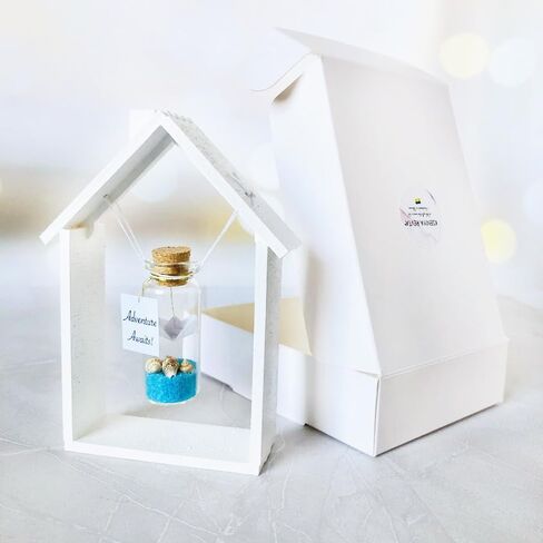 Kseniya Revta Tiny Magical Message in a Bottle Gift Idea - Classy Inspirational Gifts for Him and Her - Unique Presents for Women and Men (Black Graduate Cap - You Did It, Gift Bottle) in Kuwait