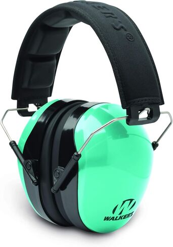 Walker's Dual Colored Passive Muff - Compact Folding Lightweight 26dB NRR Hunting Gun Range Shooting Hearing Protection Muff in Saudi Arabia