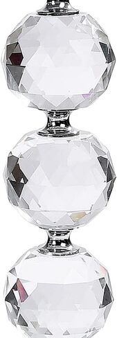 حامل شمعدان زجاجي شفاف حامل شمعدان كريستالي مكون من 3 قطع مركزية مثالية لحفلات الزفاف وأعياد الميلاد والعطلات in Kuwait