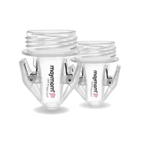 Maymom Milkbag Adapter, Widemouth 2nd Generation; Compatible with Spectra Avent Pumps; Most Milkbags inc. Lansinoh Bags;Do Not Use Microwave or Steamer Bag to Sanitize; 2pc in Saudi Arabia