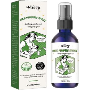 رذاذ ضخ الحليب 4 أونصة، يساعد على التهاب الحلمات والقنوات المسدودة، مادة تشحيم عضوية لدروع الثدي والحواف، رذاذ مضخة الثدي النباتي، طبيعي وخالي من اللانولين، صنع في الولايات المتحدة الأمريكية in Kuwait