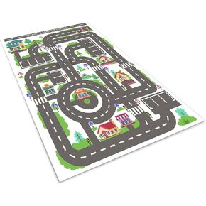Car Carpet Rugs Play Mat for Kids,Road Traffic Rug Carpet for Playing with Cars Toys,Educational City Life Area Rugs,Children's Have Fun Throw Rug for Playroom Bedroom Game Room 31x47IN/80x120cm in Saudi Arabia