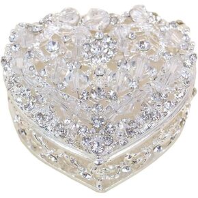Lassos Boutique 2" Heart Silver Wedding Arras Set, Silver Arras para Boda with Silver Unity Coins in Saudi Arabia