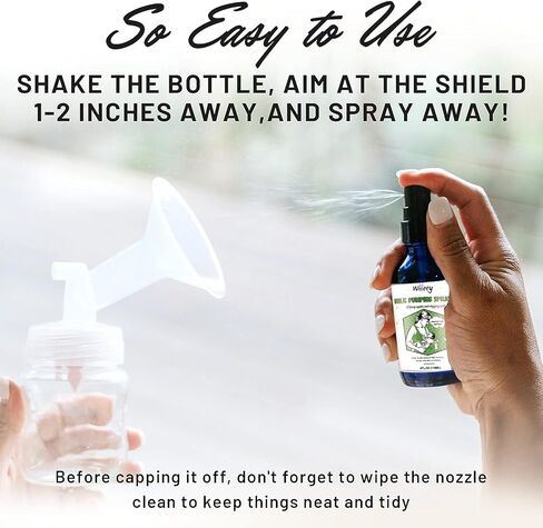 رذاذ ضخ الحليب 4 أونصة، يساعد على التهاب الحلمات والقنوات المسدودة، مادة تشحيم عضوية لدروع الثدي والحواف، رذاذ مضخة الثدي النباتي، طبيعي وخالي من اللانولين، صنع في الولايات المتحدة الأمريكية in Kuwait