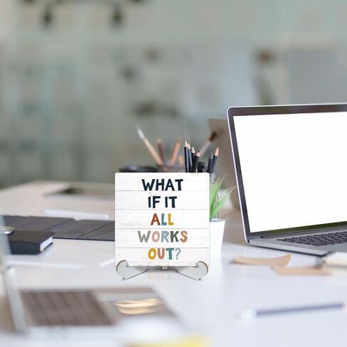 Rustic Wood Sign Wall Hanging Decor Wood Sign Plaque Decorative Home Decor Motivational Decorative Plaque Sign - DL619 in Kuwait