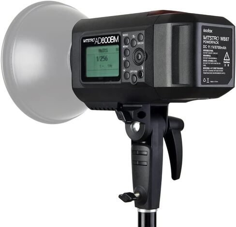 Godox AD600BM 600W Flash Bowens Mount GN87 HSS 1/8000 Outdoor Flash with 8700mAh Battery,0.01~2.5s Recycle Time,2.4G Wireless X System,500 Full Power Flashes,10W Modeling Lamp+5 Color Filters in Saudi Arabia