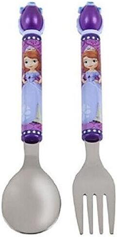 Disney Sofia the First Flatware - Spoon & Fork Set by Sofia the First in Saudi Arabia