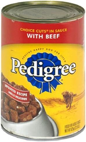 Pedigree Wet Dog Food, Choice Cuts in Sauce with Beef, 13.2 Ounce (Pack of 12) in Saudi Arabia