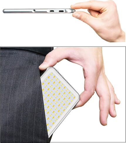 فيد برو مصباح LED رقمي للصور والفيديو من سلسلة مايكرو LED-180 للكاميرات والهواتف الذكية in Kuwait