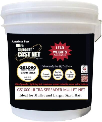 FITEC Ultra Spreader Clear Fishing Cast Net in Saudi Arabia