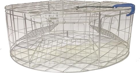 KUFA CT120+FWS103+ZIN1K Stainless Steel Round Crab Trap with Anode Zinc/1/4 x100' Non-Lead Sinking Line in Saudi Arabia