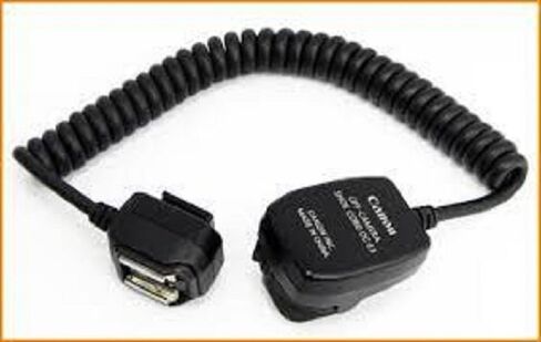Canon 1950B001 Off-Camera Shoe Cord OC-E3 - Black in Kuwait