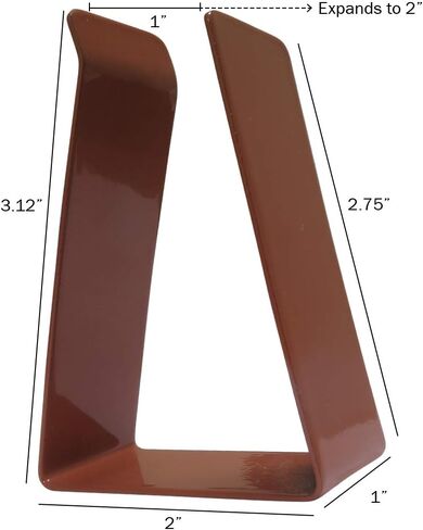 ايفلوتس مشابك باب معدنية بديلة لسدادة الباب، بني- S/3 in Kuwait