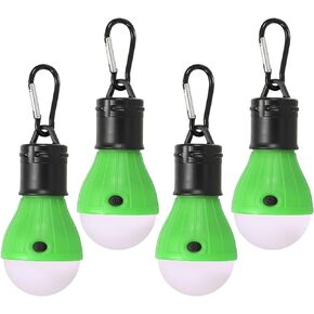 PATIKIL Tent Lantern, 4 Pack Portable Camping Light LED Camping Lantern for Backpacking Camping Hiking, 5.71" x 2.05", Yellow